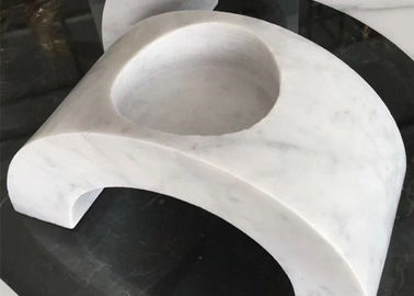 中国 Innoxious大理石の自然な石は皿の灰皿のための多形を制作します サプライヤー