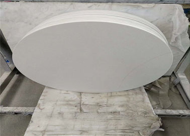 中国 プレハブのカラーラの白い大理石のテーブルの上は表面によってカスタマイズされる厚さを滑らかにします サプライヤー