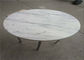 プレハブのカラーラの白い大理石のテーブルの上は表面によってカスタマイズされる厚さを滑らかにします サプライヤー