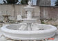 別荘の庭の手によって切り分けられる白い大理石の噴水のための贅沢で装飾的な美化の石 サプライヤー