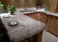 食器棚のためのカスタマイズされた豪華で白い水晶プレハブの石造りのカウンタートップ サプライヤー